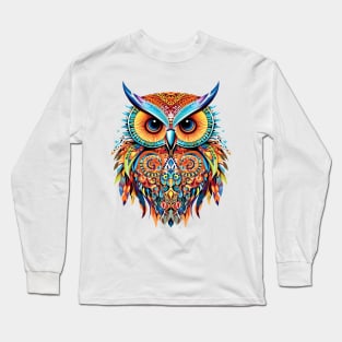 Animal mandala owel Long Sleeve T-Shirt